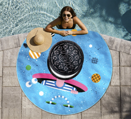 Round shaped Towel