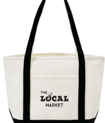 Heavyweight Boat Tote Bag with Contrasting Handles