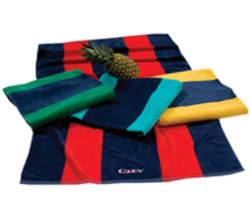 RUGBY STRIPED BEACH TOWEL
